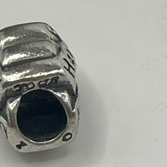 Silver charm ~ "Happy Anniversary" ~ sterling silver - Picture 11 of 11